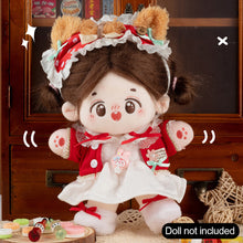 Load image into Gallery viewer, 20CM Cotton Doll Rompers Cartoon Plush Doll Replacement Outfit Lolita Dress Playing House Accessories Mini Clothes