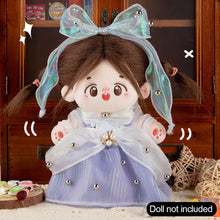 Load image into Gallery viewer, 20CM Cotton Doll Rompers Cartoon Plush Doll Replacement Outfit Lolita Dress Playing House Accessories Mini Clothes