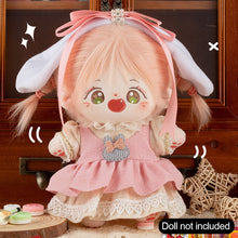 Load image into Gallery viewer, 20CM Cotton Doll Rompers Cartoon Plush Doll Replacement Outfit Lolita Dress Playing House Accessories Mini Clothes
