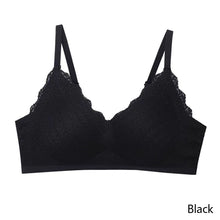 Load image into Gallery viewer, Lace Seamless Bra Women Small Chest Brassier Tops Gather Push Up Simple Wireless Bralette Female Comfortable Underwear 2024 New Sexy One-Piece Lingerie