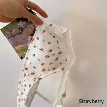 Load image into Gallery viewer, Seamless Girl's Bra Simple Lace Cherry Print Brassier Top Cute Gathered Thin Underwear Breathable Brassier Students Wireless Bralette Beautiful Back Comfortable Lovely Lingerie