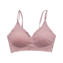 Load image into Gallery viewer, Seamless Bra For Women Plus-size Brassiere Top U-shaped no buckle Bralette Comfy Tops Sexy Lingerie Wire Free Ultra-thin Underwear