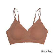 Load image into Gallery viewer, Seamless Bra For Women Plus-size Brassiere Top U-shaped no buckle Bralette Comfy Tops Sexy Lingerie Wire Free Ultra-thin Underwear