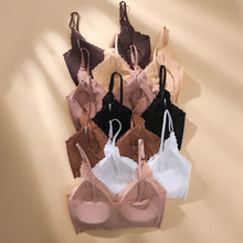 Load image into Gallery viewer, Seamless Bra For Women Plus-size Brassiere Top U-shaped no buckle Bralette Comfy Tops Sexy Lingerie Wire Free Ultra-thin Underwear
