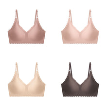 Load image into Gallery viewer, Seamless Bra For Women Plus-size Brassiere Top U-shaped no buckle Bralette Comfy Tops Sexy Lingerie Wire Free Ultra-thin Underwear