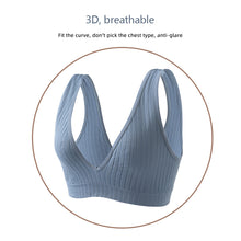 Load image into Gallery viewer, Seamless Bra For Women Deep V Large Size Brassiere Top Female 1/2 Cup Size Underwear Rib Bralette Sexy Plunge Lingerie
