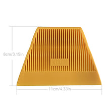 Load image into Gallery viewer, 1Pc Trapezoidal Squeegee Car Vinyl Film Wrapping Tool Scraper Window Tinting Wallpaper Installing Medium Soft Green and Hard Yellow