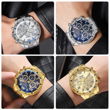 Load image into Gallery viewer, Mens Quartz Watches Casual Fashion Men's Watch Wristwatch Steel Strip Watch Gifts Luxury Men Watch Wristwatches