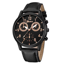 Load image into Gallery viewer, Fashion Simple Men's Ultra Thin Leather Leather Belt Quartz Wrist Watch Luxury Business Casual Watch Wristwatches