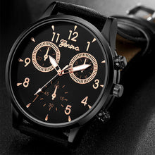 Load image into Gallery viewer, Fashion Simple Men's Ultra Thin Leather Leather Belt Quartz Wrist Watch Luxury Business Casual Watch Wristwatches