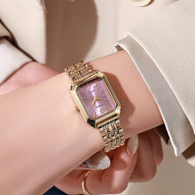Load image into Gallery viewer, Simple Versatile Square Women's Watch with Steel Strap Retro Fashionable Quartz Watch for Women's Watch
