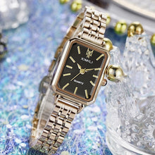 Load image into Gallery viewer, Simple Versatile Square Women's Watch with Steel Strap Retro Fashionable Quartz Watch for Women's Watch