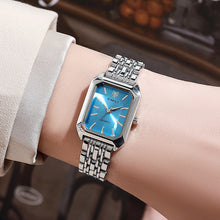 Load image into Gallery viewer, Simple Versatile Square Women's Watch with Steel Strap Retro Fashionable Quartz Watch for Women's Watch