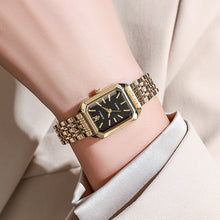 Load image into Gallery viewer, Simple Versatile Square Women's Watch with Steel Strap Retro Fashionable Quartz Watch for Women's Watch