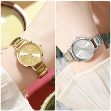Load image into Gallery viewer, Women's Small Dial Watch Casual Versatile Quartz Watch Daily Fashionable Women's Watch Circular Dial Wristwatches