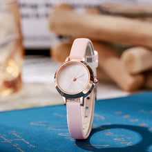 Load image into Gallery viewer, Women's Watch Simple Small Retro Leather Belt Female Watch Round Dial Wordless Quartz Watch Wristwatches for Women