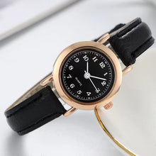 Load image into Gallery viewer, Simple and Cute Junior High School Retro Art Fine Strap Small Dial Couple Watch Women's Watch Casual Small Dial Quartz Watch