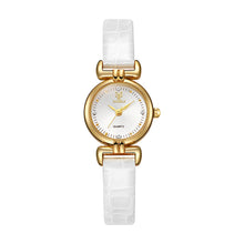 Load image into Gallery viewer, Retro Small Round Watch Fashionable Artistic Women's Watch Simple and Elegant Compact Dial Light Luxury Belt