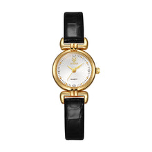 Load image into Gallery viewer, Retro Small Round Watch Fashionable Artistic Women's Watch Simple and Elegant Compact Dial Light Luxury Belt
