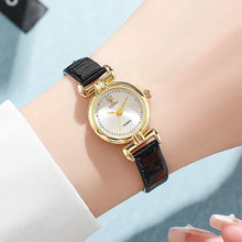 Load image into Gallery viewer, Retro Small Round Watch Fashionable Artistic Women's Watch Simple and Elegant Compact Dial Light Luxury Belt