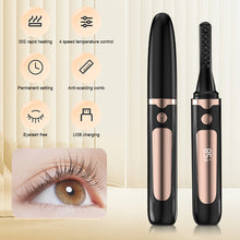 Load image into Gallery viewer, Portable USB Charging Electric Eyelash Curler Electric Heated Eyelash Curler Four-speed Temperature Control Eyelash Curler