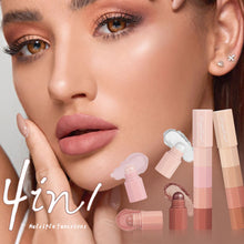 Load image into Gallery viewer, Lazy Eye Shadow Pen Waterproof Plain Makeup High Gloss Lying Silkworm Pen Pearl Four Section Eye Shadow Stick Set