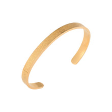 Load image into Gallery viewer, Fashion 6mm Ayatourkursi Sleeve Bracelet with Carved Gold Black Adjustable Opening Bracelet for Men and Women's Gifts