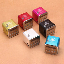 Load image into Gallery viewer, FM Portable Mini Radio Micro Treble Bluetooth Portable Voice For Computer Mobile Phone MP3 Music Support Micro TF card