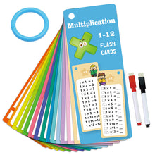 Load image into Gallery viewer, 0-12 Times 15Pcs Table Cards Division Charts Self Check Math Learning Tool Montessori Mathematical Training Teaching Aids
