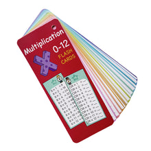Load image into Gallery viewer, 0-12 Times 14Pcs Table Cards Multiplication Charts Self Check Math Learning Tool Montessori Mathematical Training Teaching Aids