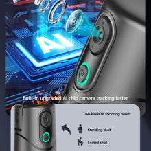 Load image into Gallery viewer, 360 Degree Rotation Auto Face Tracking Phone Holder Stand Foldable Gesture Operation for Mobile Smartphone Vlog Live Streaming