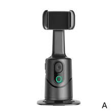 Load image into Gallery viewer, 360 Degree Rotation Auto Face Tracking Phone Holder Stand Foldable Gesture Operation for Mobile Smartphone Vlog Live Streaming