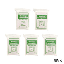 Load image into Gallery viewer, 1/5/10Pcs First Aid Kit Medical Bandage Fracture Fixation Triangular First Aid Bandage Emergency Camping Accessories