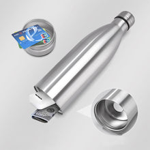 Load image into Gallery viewer, 750ml Diversion Water Bottle Portable Water Bottle Secret Stash Pill Organizer Can Safe Hiding Spot for Money Bonus Key Ring Box