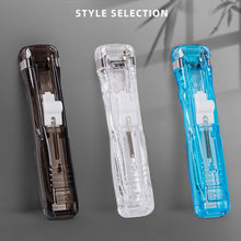 Load image into Gallery viewer, Mini Traceless Reusable Hand Clamp Push Stapler Paper Book File Office School Student Binder Binding Tools Supplies Accessories