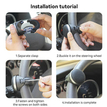 Load image into Gallery viewer, 360 Degree Duty Anti Slip Car Steering Wheel Cover Hand Control Protective Ball Part Spinner Knob Handle Booster Grip