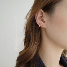 Load image into Gallery viewer, Elegant Rhombus Earrings For Women Geometric Hoop Earrings Temperament Exquisite Pierced Ear Cuff Sexy Fashion Jewelry Accessories Gift