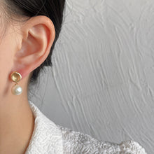 Load image into Gallery viewer, 925 Sterling Silver Baroque Shaped Irregular Earrings For Women Freshwater Pearl Stud Earrings Tassels Jewelry Accessories For Female Exquisite Gifts