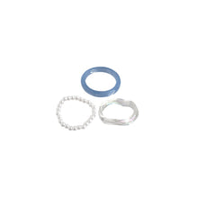 Load image into Gallery viewer, 3Pcs/set Acrylic Ring Set For Women Colorful Pearl Transparent Rings Korean Cute Romantic Jewelry Accessories Girl Party Engagement Gifts