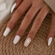 Load image into Gallery viewer, Geometric Nail Ring Metal Line Thin Unique Rings for Women Fashion Female Finger Ring Fingertip Protective Cover Fashion Jewelry Accessories