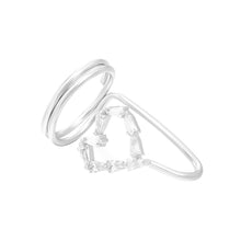 Load image into Gallery viewer, Fashion Nail Rings For Women Zircon Finger Cap Ring With Unique Temperament Wearing Detachable Fake Manicure Fingertips Protective Cover