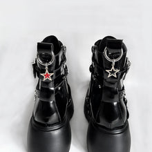 Load image into Gallery viewer, Gothic Hearts Pendant Martin Boots Shoes Buckles For Women Men Decoration Metal Snap Hook Shoes Dark Wind Accessories Party Jewelry