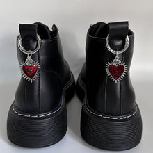 Load image into Gallery viewer, Gothic Hearts Pendant Martin Boots Shoes Buckles For Women Men Decoration Metal Snap Hook Shoes Dark Wind Accessories Party Jewelry