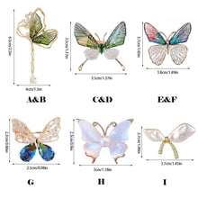 Load image into Gallery viewer, Fashion Flying Butterfly Brooch For Women Luxury Crystal Tassel Lapel Pins Animal Insect Brooches Beautiful Wedding Jewelry Lovely Accessories