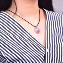 Load image into Gallery viewer, Natural Amethyst Stone Necklace Crystal Reiki Healing Gemstone Pendant Quartz For Men Women Charms Mineral Jewelry Diy Gift