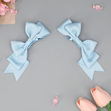 Load image into Gallery viewer, Handmade Big Bow Hair Clip Sweet Cool Girl Hairpin Japanese Double Ponytail Headwear Lolita Cosplay Headdress Jk Uniform Hair Accessory
