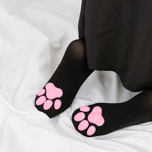 Load image into Gallery viewer, Girls 3D Cat Paw Pad Stockings Kitten Pink Claw Cute Thigh-high Socks Lolita Daily Wear and Cosplay Women's Anti Slip and Elastic Sock