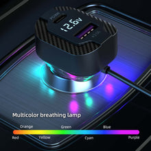 Load image into Gallery viewer, PD 30W Car Charger Front And Rear Universal With 1.5M Extension Cable 5-Port Output Cigarette Lighter Converter