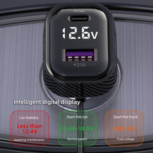 Load image into Gallery viewer, PD 30W Car Charger Front And Rear Universal With 1.5M Extension Cable 5-Port Output Cigarette Lighter Converter