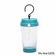 Load image into Gallery viewer, Creative Water Cup Camping Light Outdoor Tent Canopy Waterproof Atmosphere Light With Hook Light String Sticker DIY